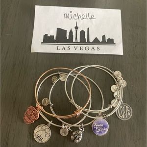 SOLD - Alex and Ani Adjustable Charm Bracelets